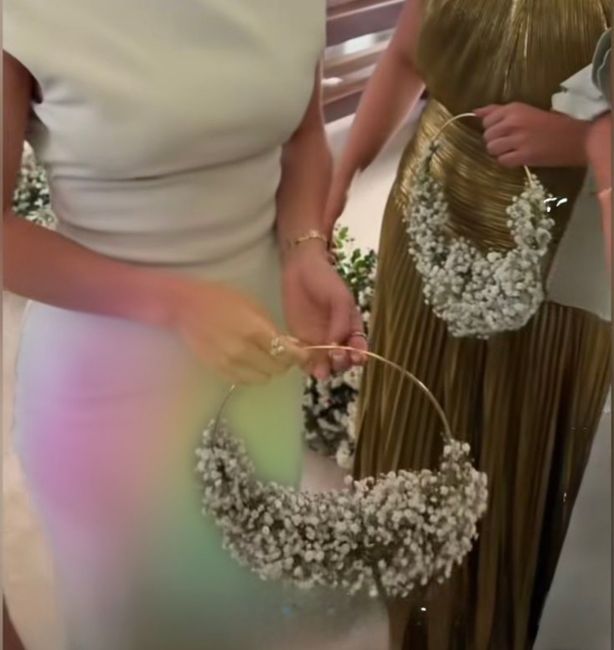 Hoop bouquet para damas de honor 2