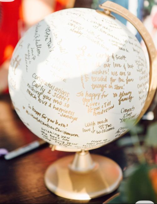 Libro de firmas para boda viajera 1