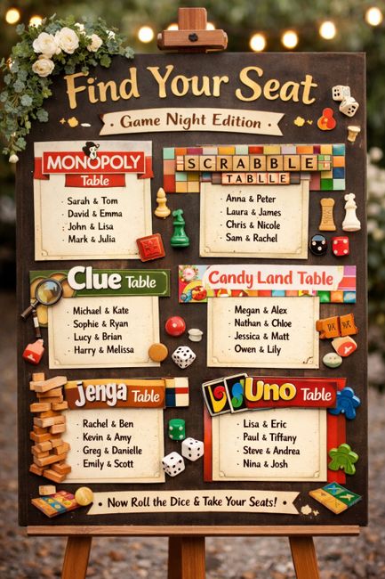 Seating plan juegos de mesa - 1