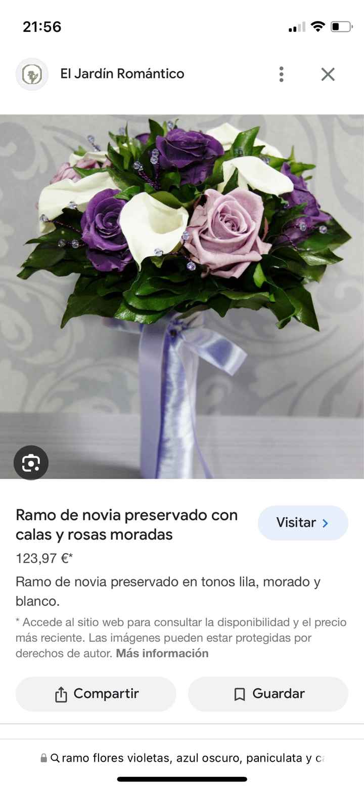 Ramo azul y violeta - 2