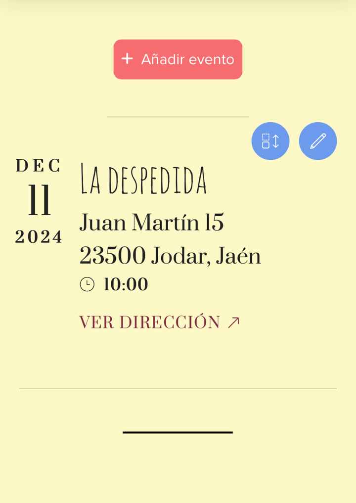 eliminar uno de los eventos - 1