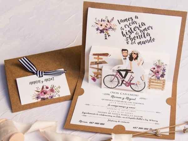 Invitaciones pop up/3d - 1