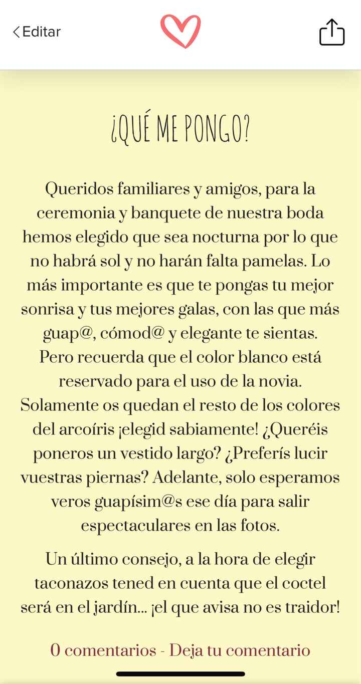 Código de Vestimenta 👗🤵🏼👔 - 1