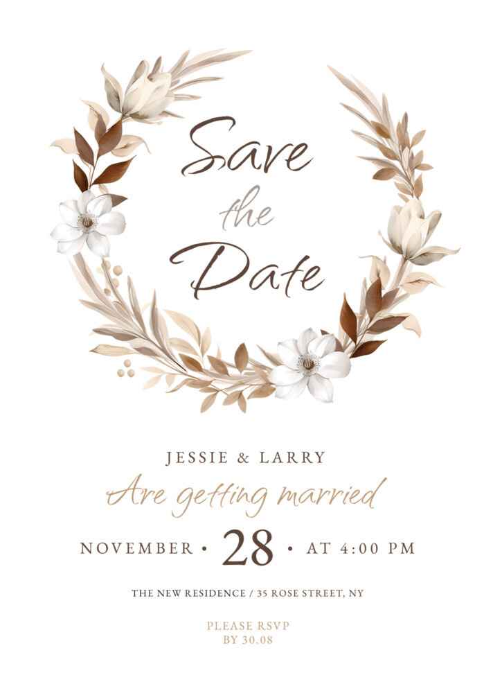 Ideas Save the Date originales - 1