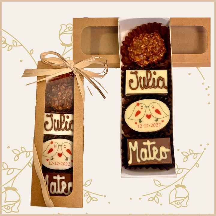 Detalles gastronómicos para invitados 🍫 - 18