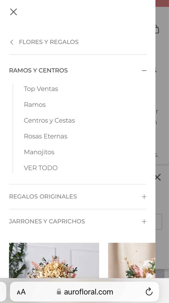 Ramo preservado novia - 2