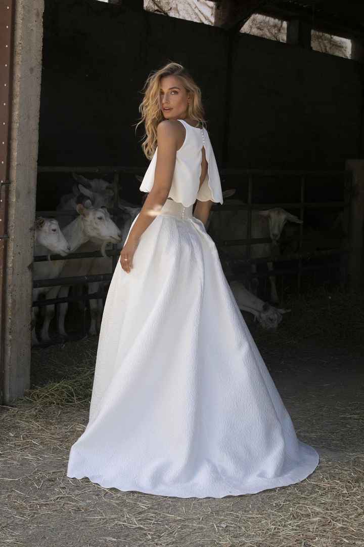 Vestidos de novia dos piezas, ¿te gustan? - 1
