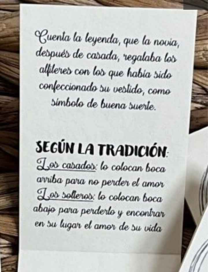 Alfileres, si o no? - 1