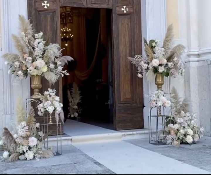 Ejemplo decoración puerta iglesia - 6