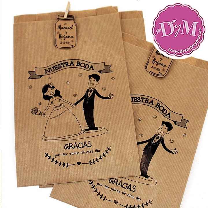 Bolsas kraft para bodas - 5