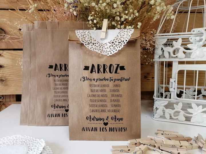 Bolsas kraft para bodas - 6
