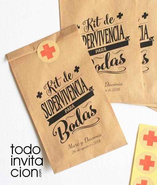Bolsas kraft para bodas - 8