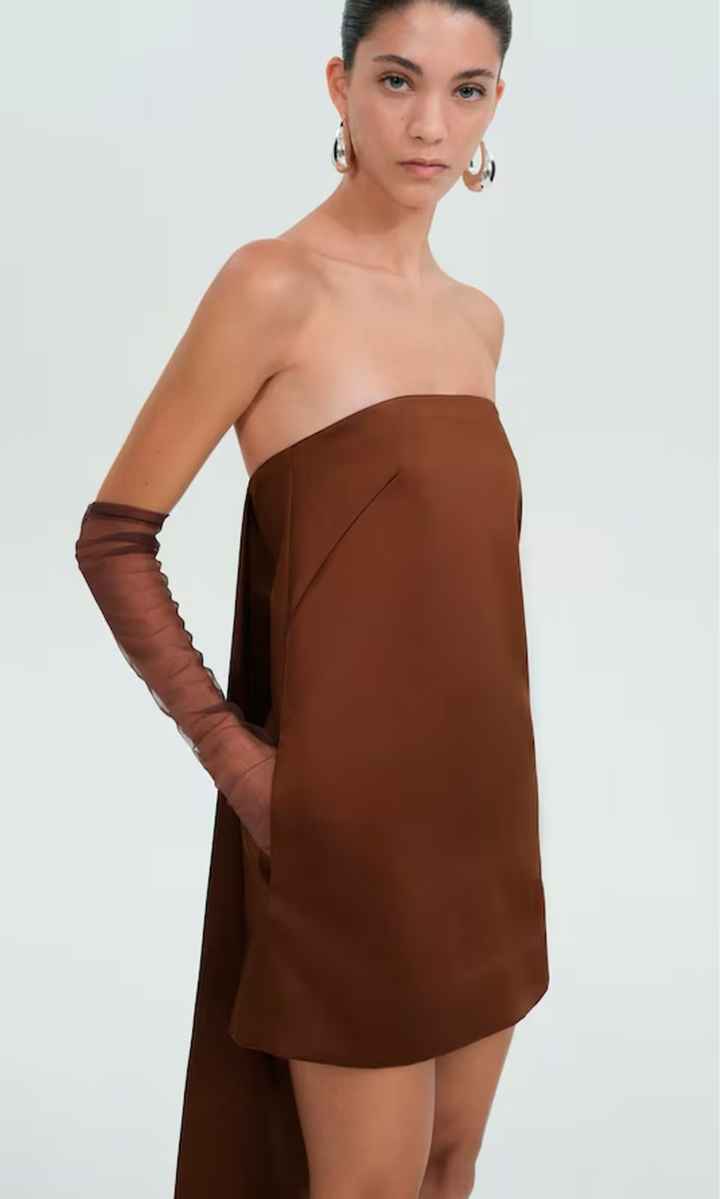 Vestidos lisos de invitada en Mango con descuentos - 1