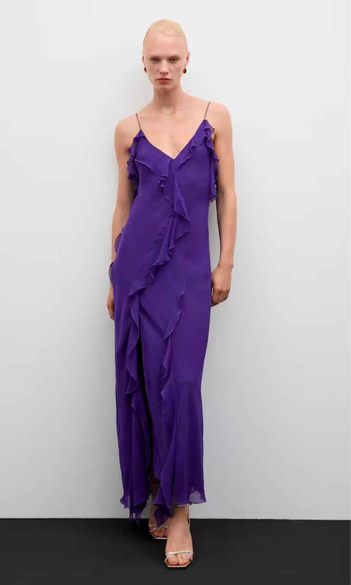 Vestidos lisos de invitada en Mango con descuentos - 5