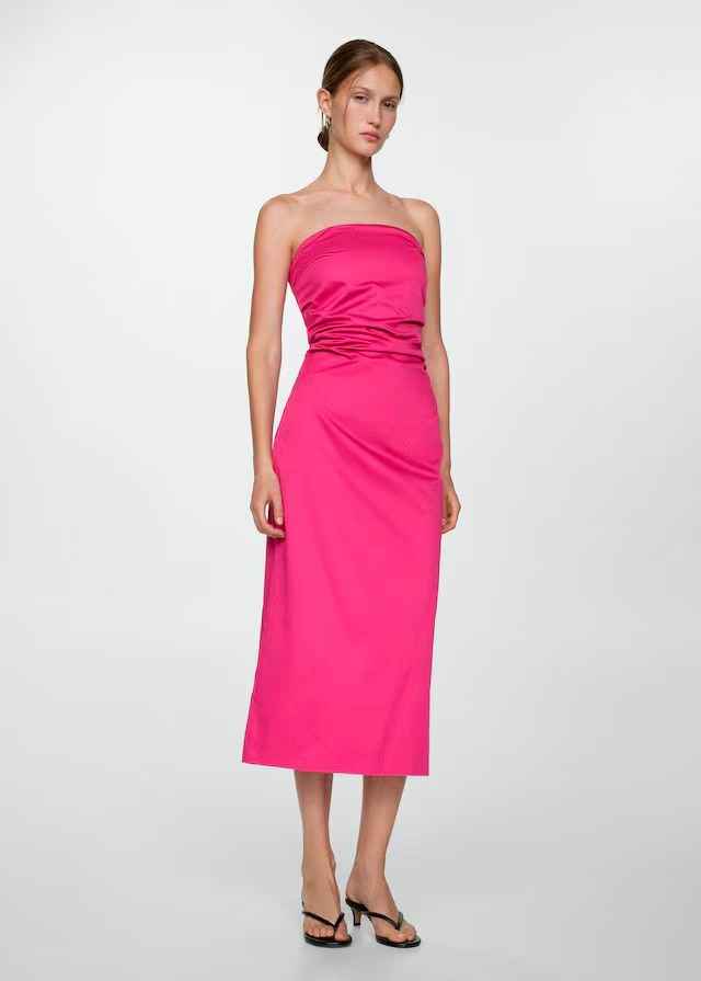 Vestidos lisos de invitada en Mango con descuentos - 11