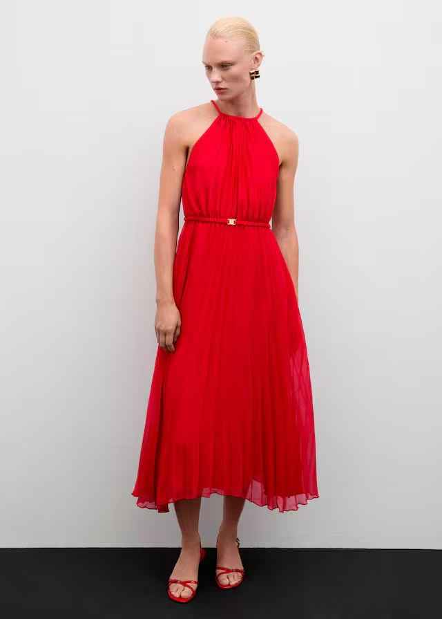 Vestidos lisos de invitada en Mango con descuentos - 14