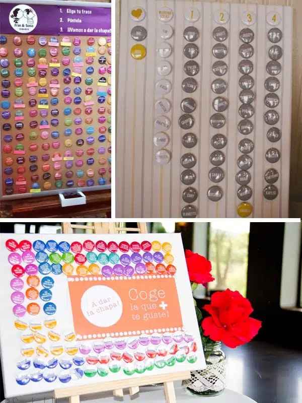 Como presentar las chapas en tu boda - 4