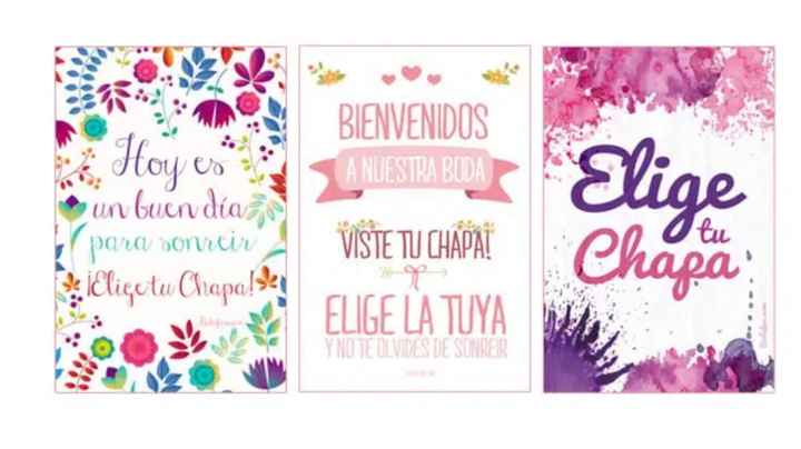 Como presentar las chapas en tu boda - 1