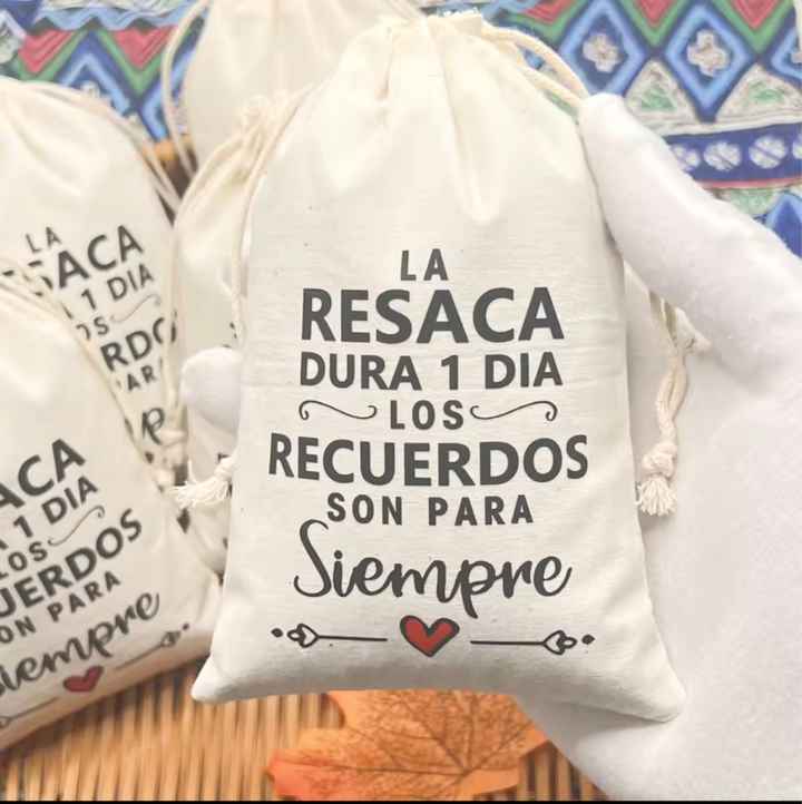Bolsas para kit antiresaca - 1