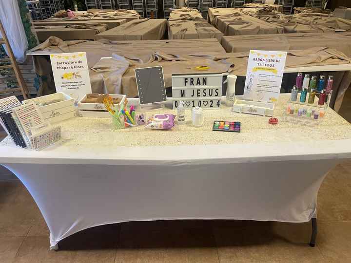 Glitter bar y Candy bar caseros - 1