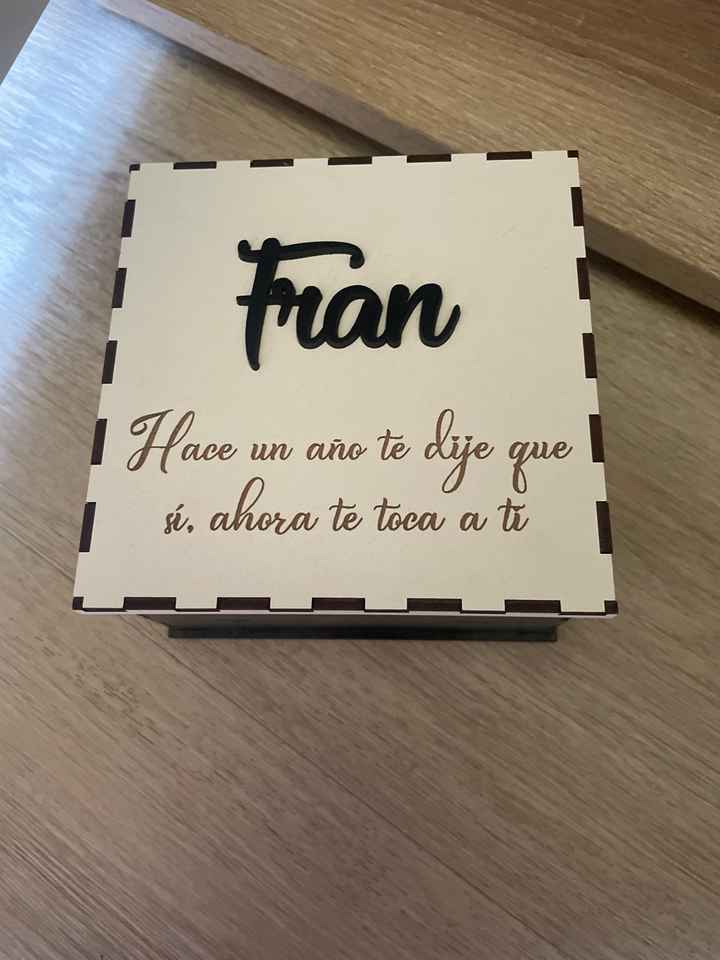 caja regalo reloj  novio - 1