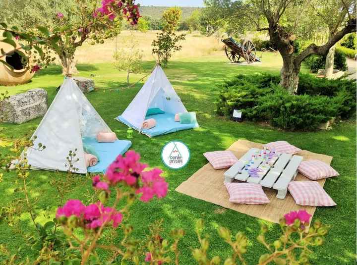 Rincones para niños en las bodas - 1