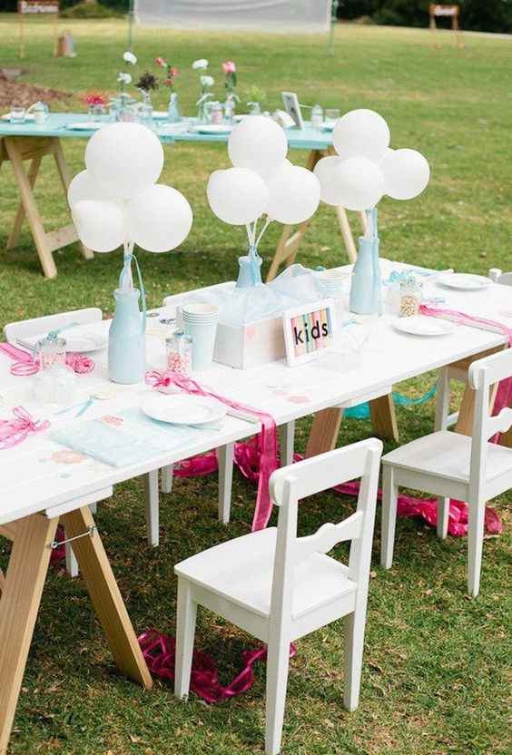 Rincones para niños en las bodas - 19