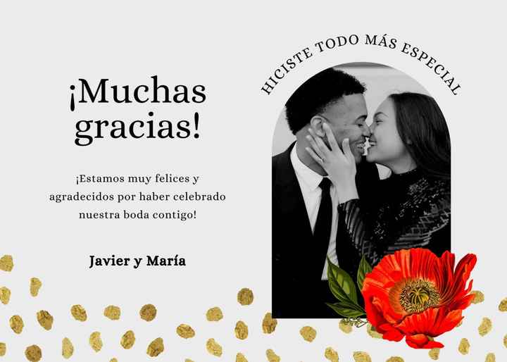 Tarjetas de agradecimiento - 1