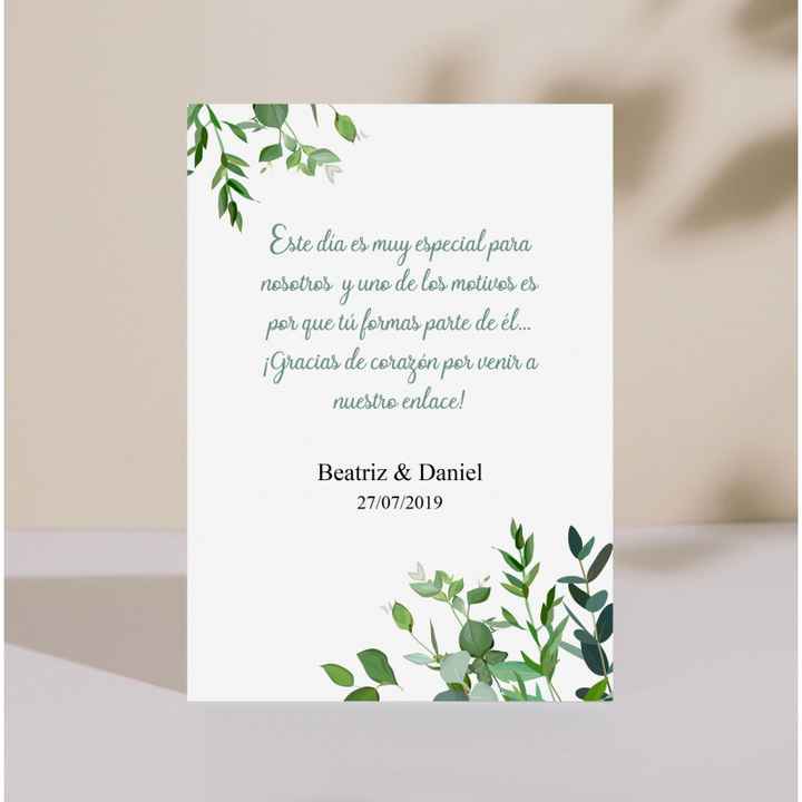 Tarjetas de agradecimiento - 5
