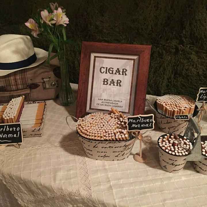 Cigar bar, tiene cabida en tu boda?? - 1