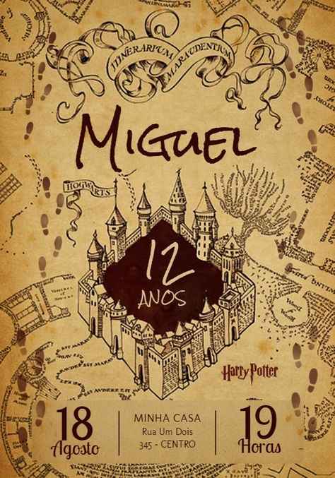 Invitación digital estilo Harry Potter - 1