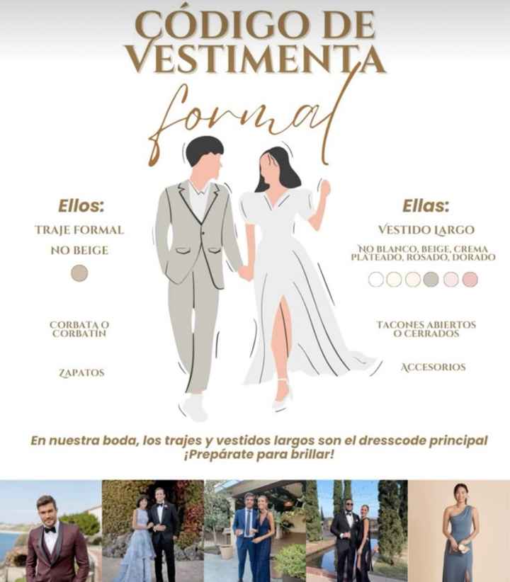 Usaréis dreescode en vuestra boda? - 1