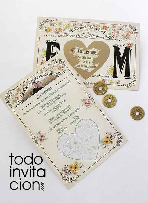 Invitaciones de boda con rasca: una forma original de sorprender a los invitados - 4