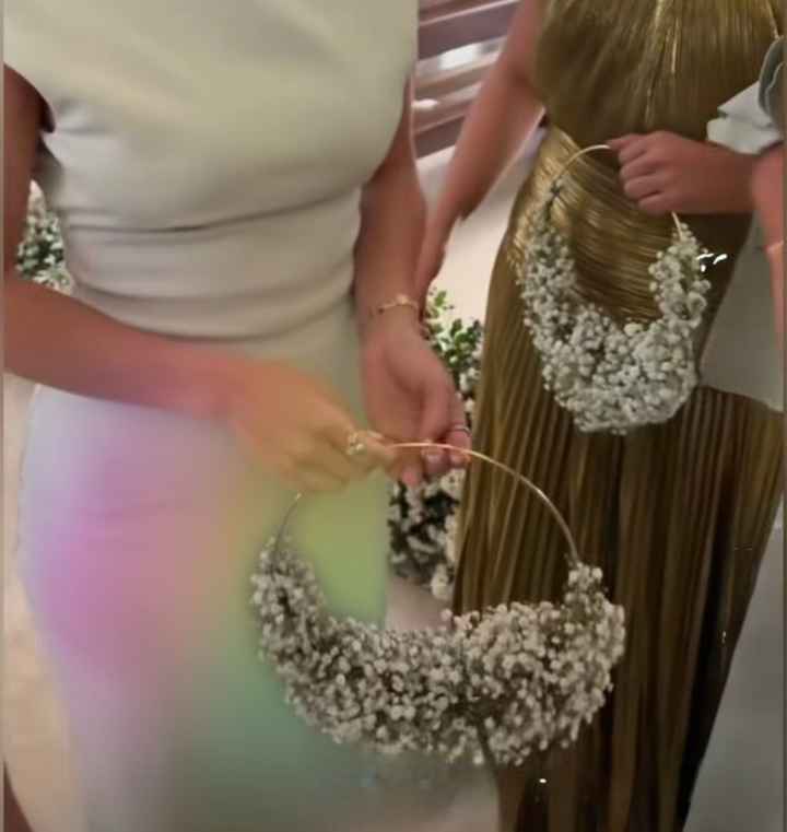 Hoop bouquet para damas de honor - 2