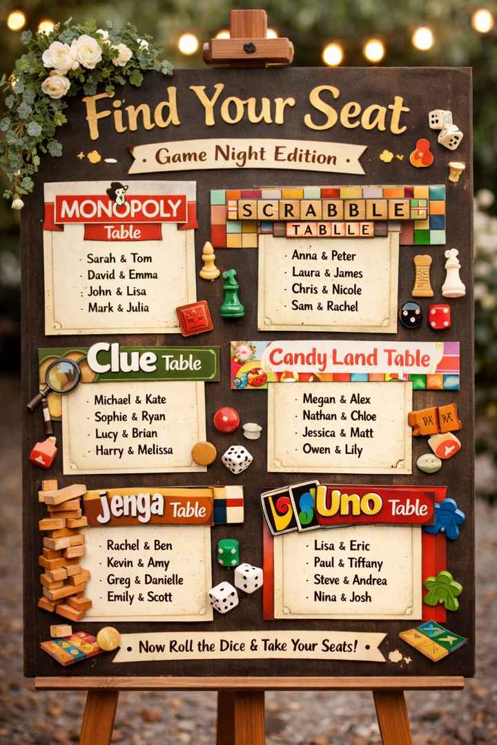 Seating plan juegos de mesa - 1