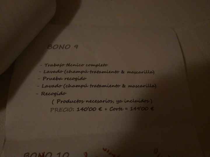 Bonos novia - 6