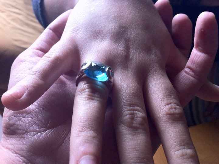 Mi anillo de compromiso!!!