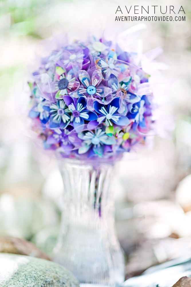 Ramo de novia origami