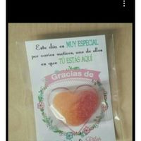 Tarjetas agradecimiento corazón chuche!!ayuda - 1