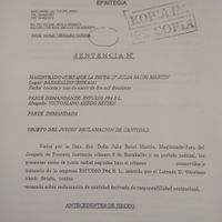 F64 Sentencia