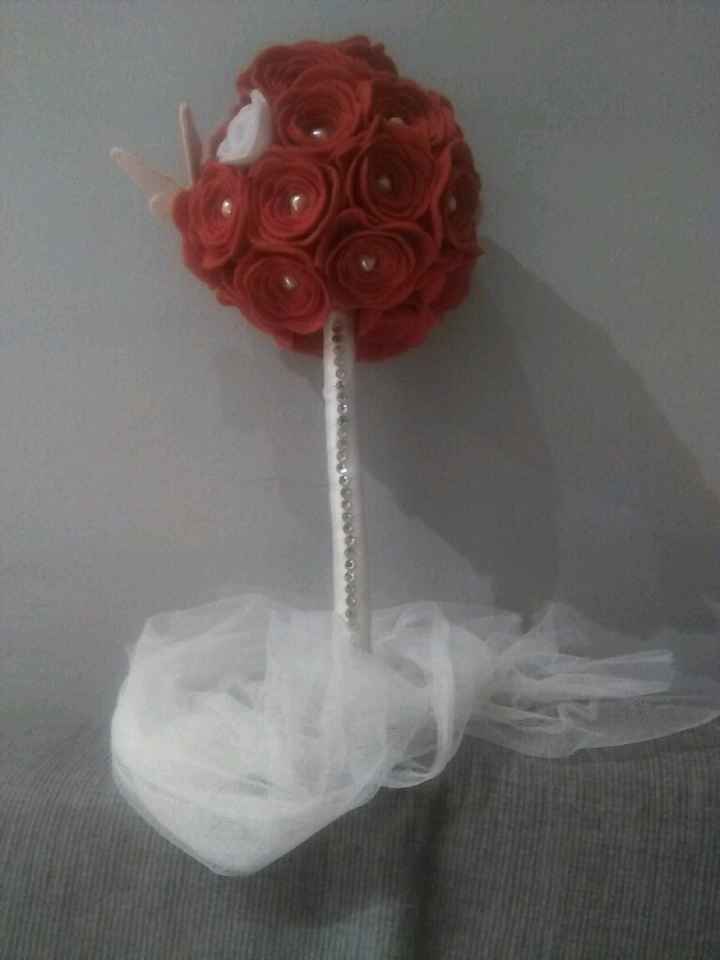 Ramo de novia de fieltro - 2