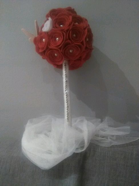Ramo de novia de fieltro - 2