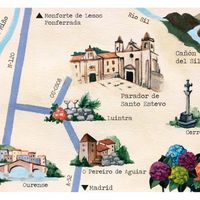 Mapa del trayecto enlace-celebración - 1
