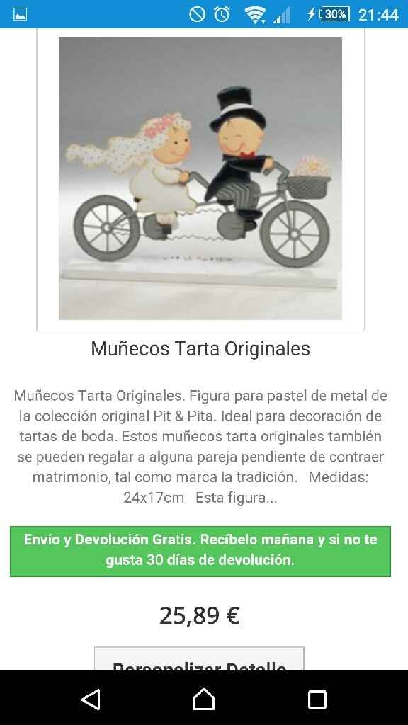 Muñecos de la tarta con bici - 1