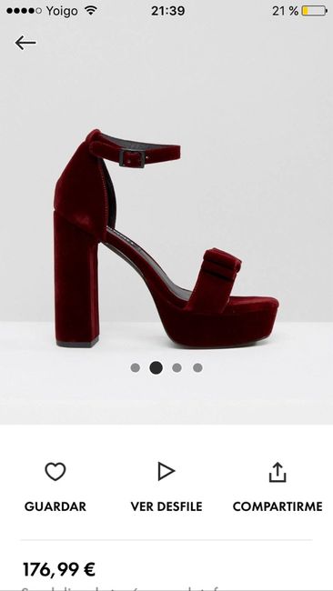 Ayudaaa!!! busco como loca zapatos rojos oscuros y no hay manera.... - 1
