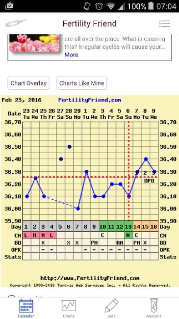 Decálogo de las gráficas de temperatura basal - 1