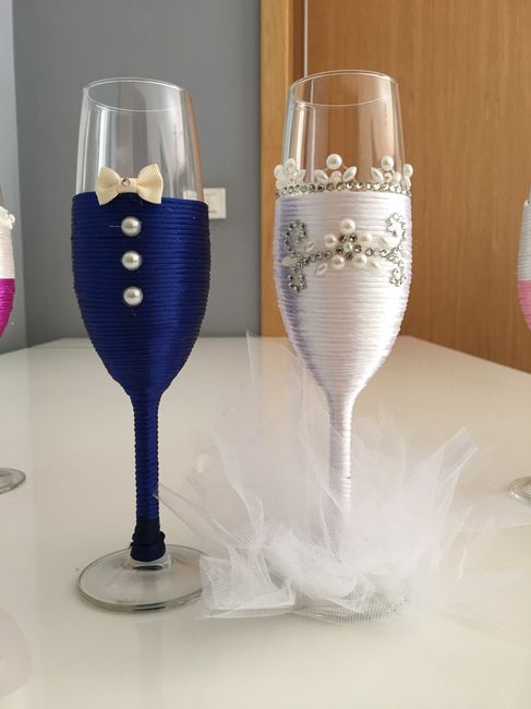 Copas brindis 🥂 novios y mesa nupcial - 2