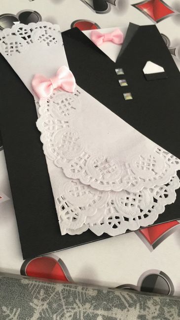 Invitaciones de bodas manuales - 1