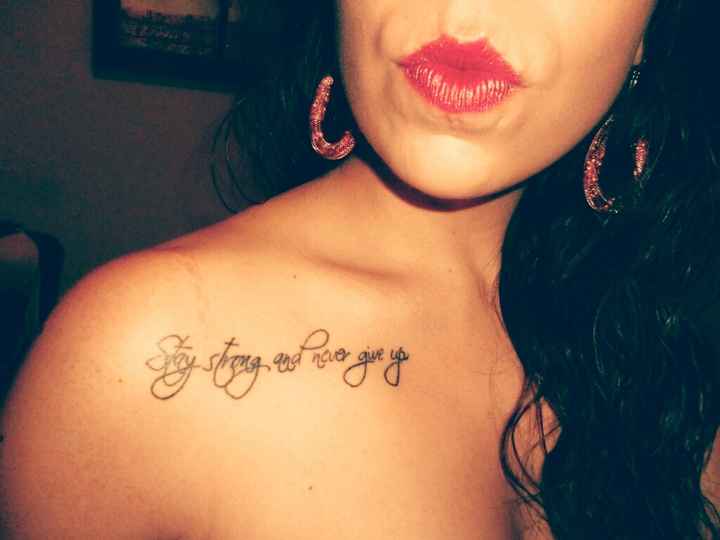 19 novias que supieron sacar partido a sus tatuajes el día de su boda - 1