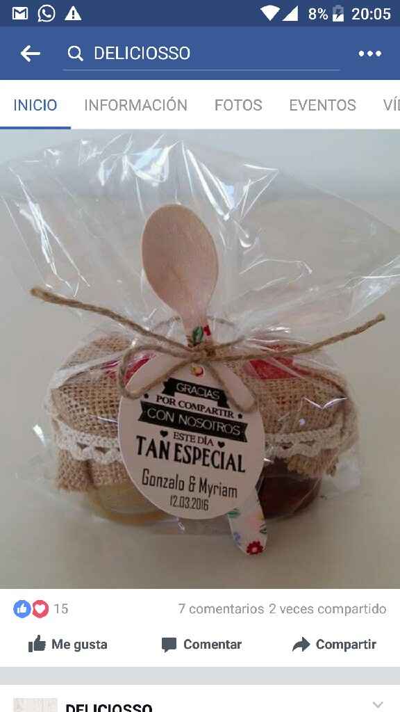Regalo de bote de mermelada para los invitados - 2